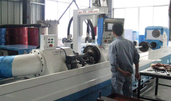 臥式刮削滾光床